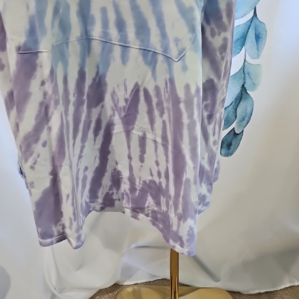 Lane Bryant LIVI Tie-Dye Swing Dress - Picture 7 of 13